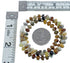 New Jade Crystal Genuine Sterling Silver Southwest Bead Necklace BX119917